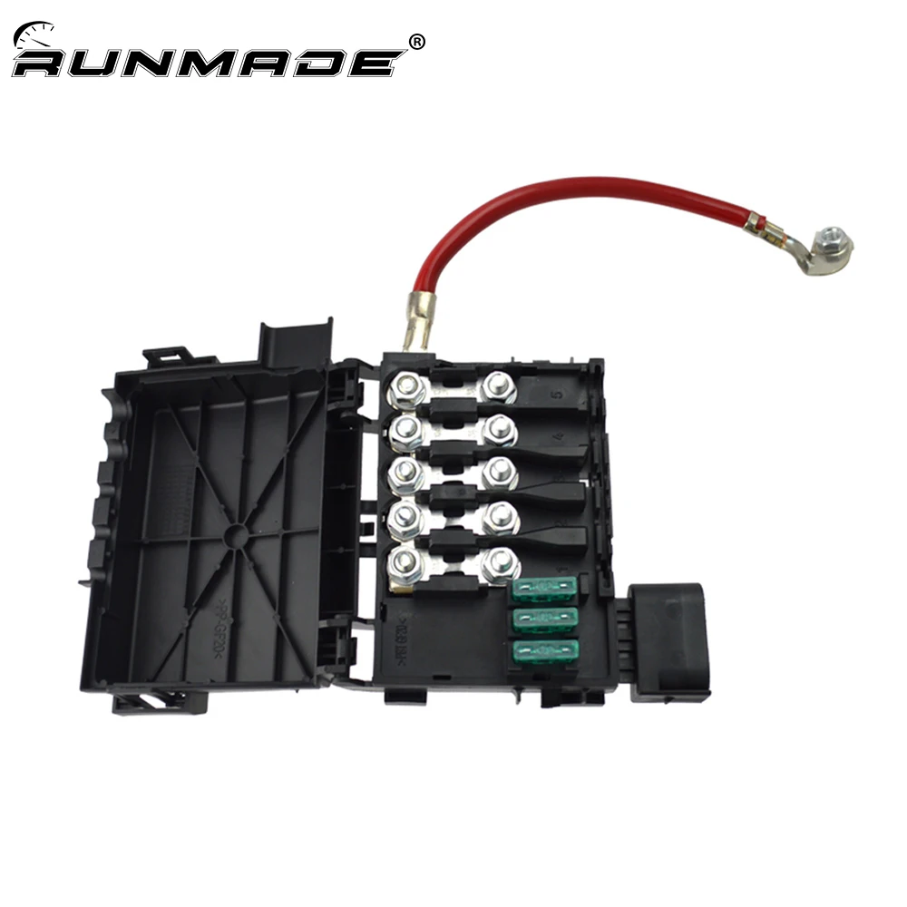 runmade Fuse Box Battery Terminal Insurance Tablets For VW Golf Jetta Beetle Audi A3/ S3 Seat Skoda 1J0937550A