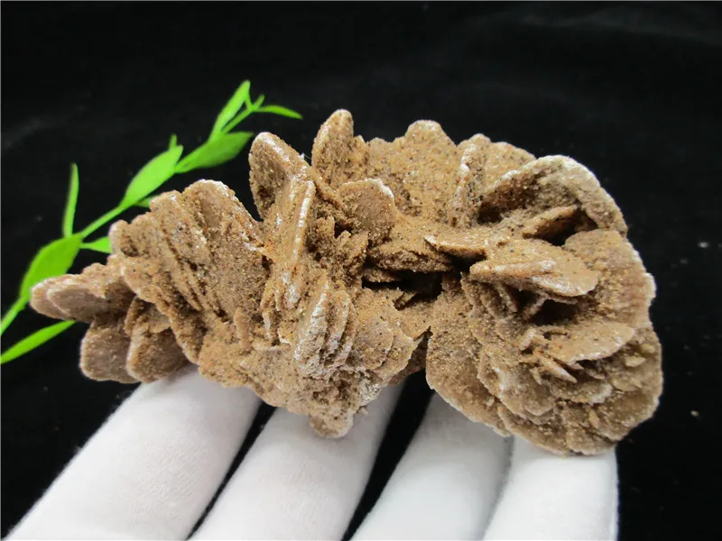 100% натуральный хрустальный камень в виде розовой пустыни образец селенитного