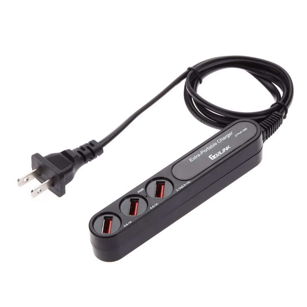 Несколько USB Зарядное устройство 3.5A 3 Порты рабочего стола зарядка через usb