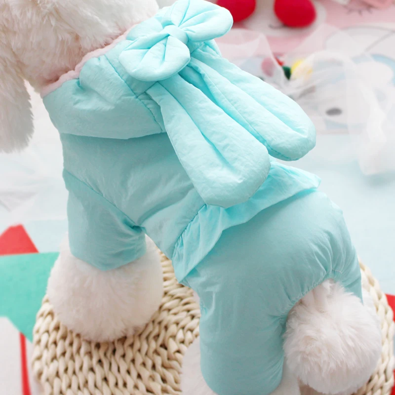 High Quality Dog Clothes Winter Warm Jumpsuit Cute Pet Costume Coat Jacket Lovely Clothing Puppy Apparel | Дом и сад