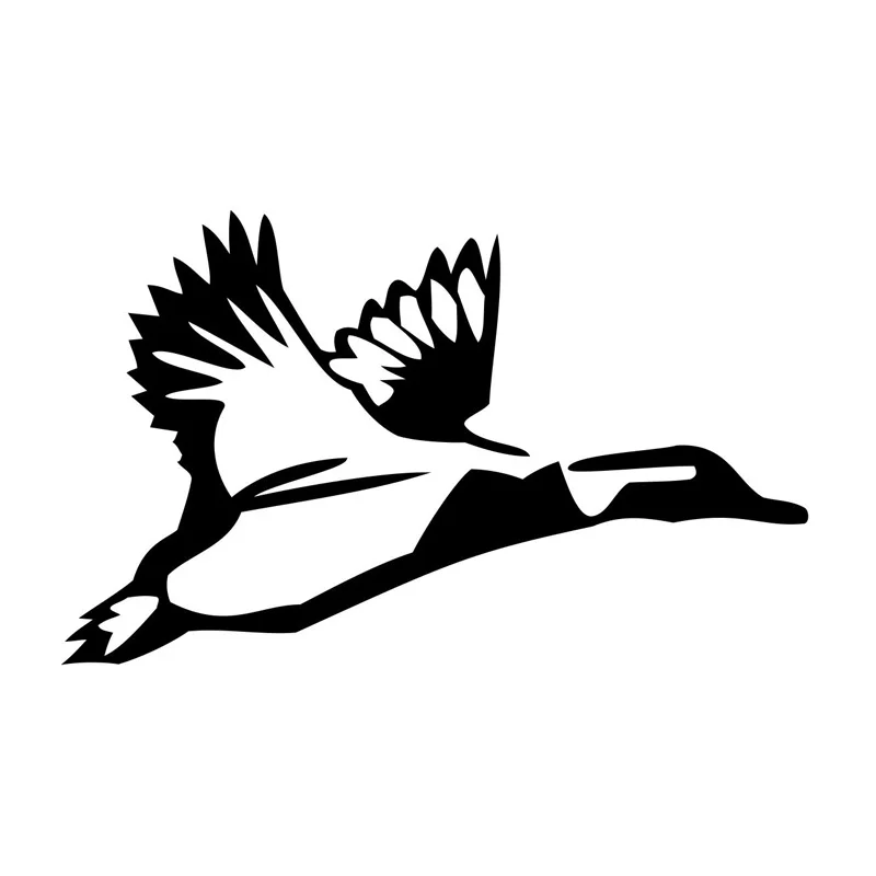 Автомобильный Стайлинг мультфильм полетит гуся забавная наклейка для