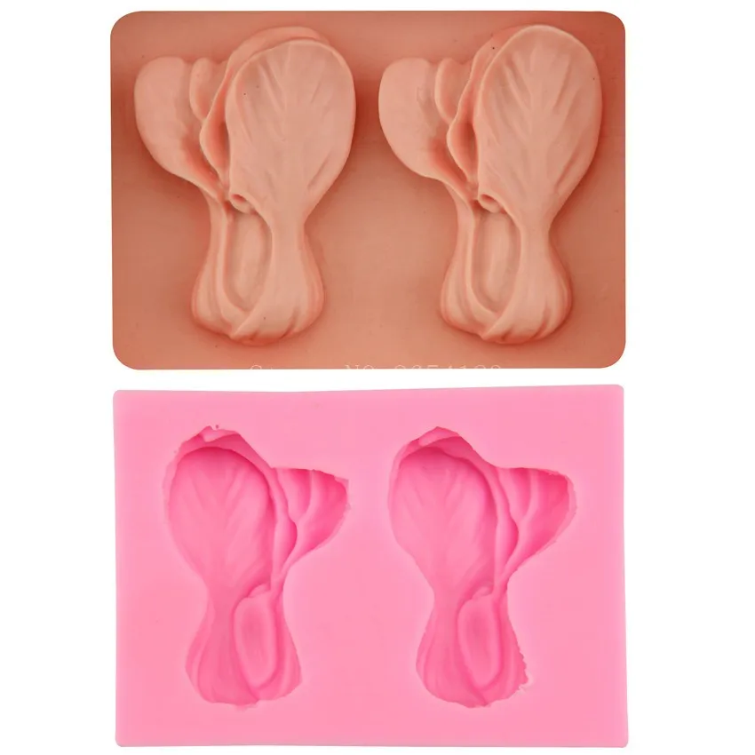 Китайская капуста Овощи 3D силиконовая форма украшения торта инструменты помадка