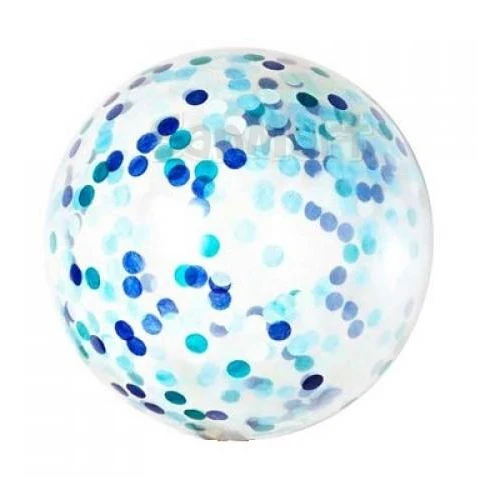 40 дюймов гигантский круглый воздушный шар &quotКонфетти&quot посыпать