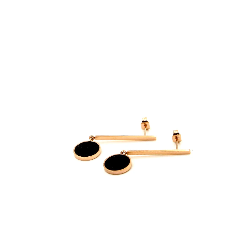 

round Jewelry Punk Style Gold Sliver Colors Girl Wedding Gift Earrings For Women stainless steel Jewelry fashion earring Dangle