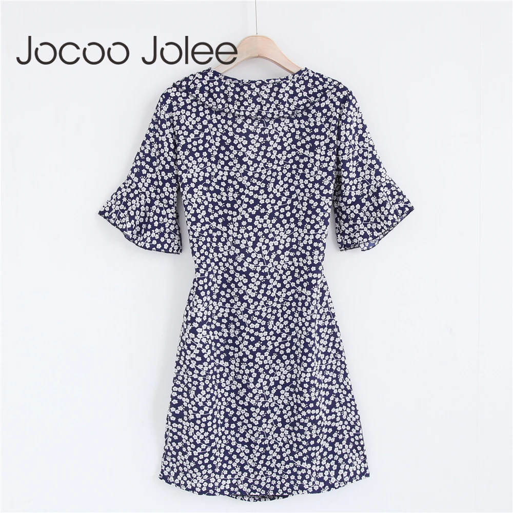Платье Jocoo Jolee женское с глубоким V-образным вырезом пикантная одежда облегающее