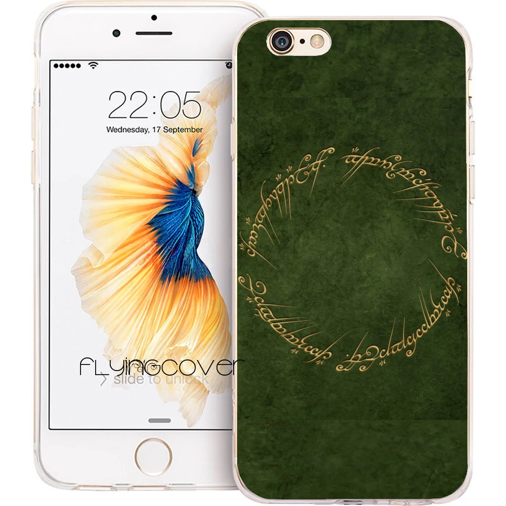 Coque The Lord of Rings Capa Soft TPU Silicone Phone Cover for iPhone X 7 8 Plus 5S 5 SE 6 6S 5C 4S 4 iPod Touch Cases. |