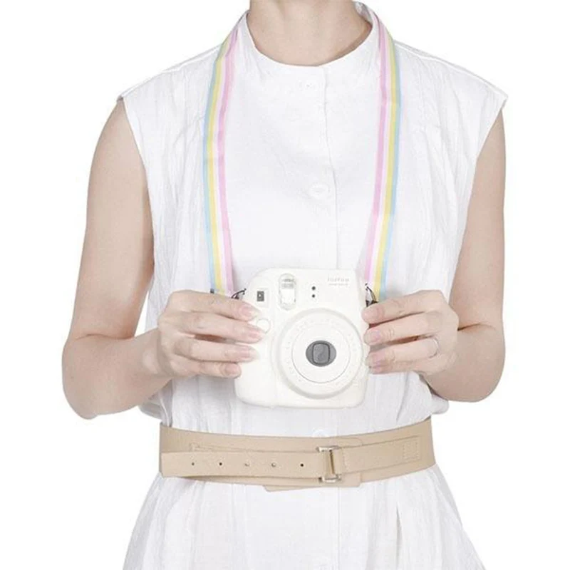 Фотокамера 90 см кожаный ремешок для Polaroid Fujifilm Fuji пленка Instax Mini 70 50 25 7S 9 8