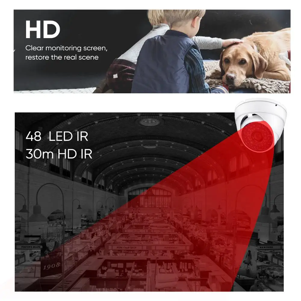 Eyes. sys аналоговая камера наблюдения 2MP TVI/AHD/CVI/CVBS переключатель 4 в 1 OSD меню домашний