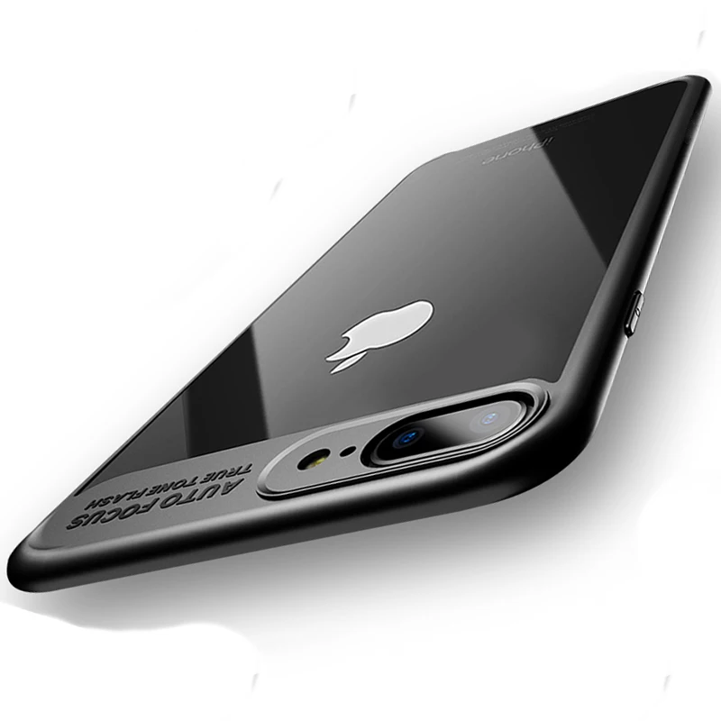 Тонкий роскошный чехол для iPhone 8 плюс ультра тонкий Capinhas ПК и ТПУ силиконовый X 7 6 6s