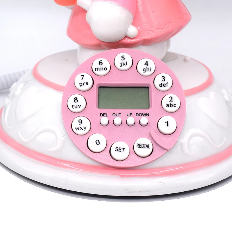 Классический телефон рисунок Hello Kitty милый мультфильм мастерство Телефон Ретро