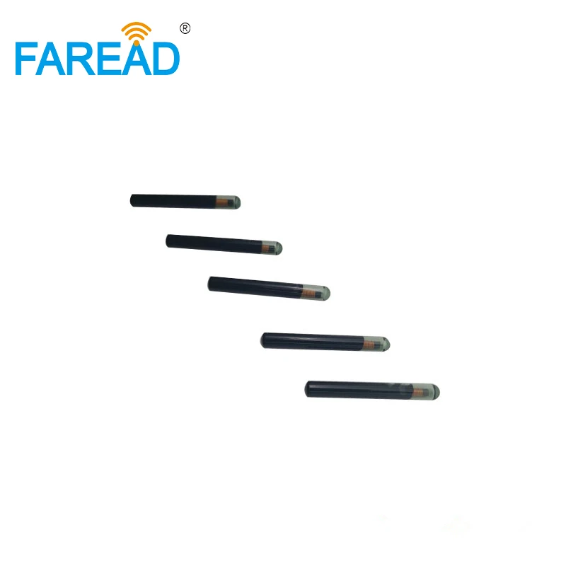 X100pcs 4*34mm/3 85*23mm LF стеклянная бирка 134 2 Khz ISO11784/5 ISO14223 RFID микротранспондер|tag tag|tag glasstag