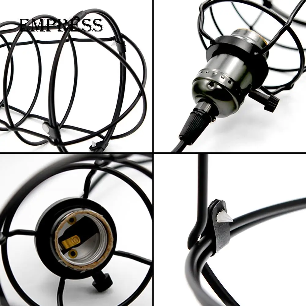 Vintage Pendant Lights E27 Nordic Black Iron Retro Industrial Lamp Restaurant Bar Dining Hanging Light Fixtures Lighting | Лампы и