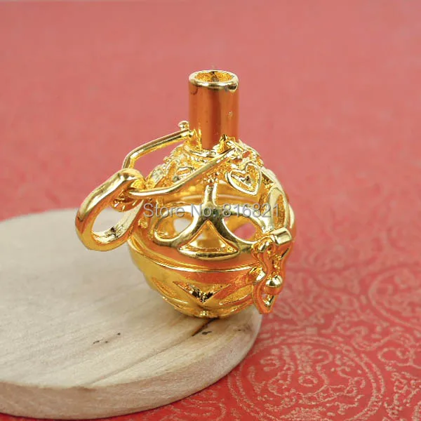 15 мм филигрань гармония бола кулон полые клетки медальон диффузор парфюмерный