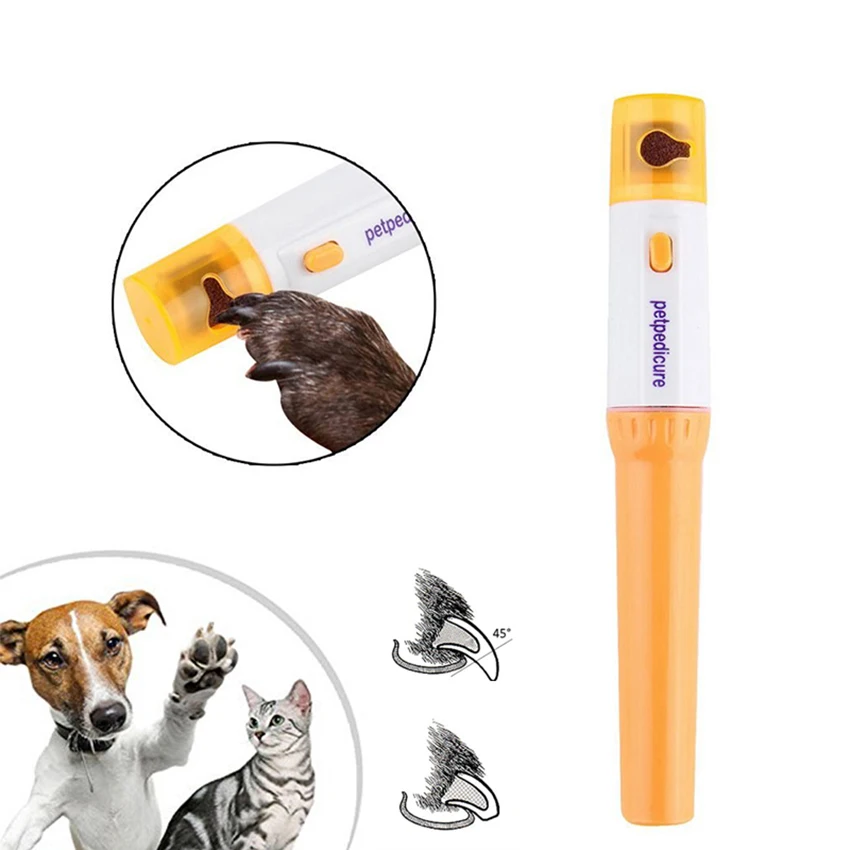Pet Электрический безболезненно Nail Clipper домашних собак кошачьи лапы триммер для ногтей с домашних животных Nailclipper Точильщик Pet Уход за лошадьми поставить товар для собак