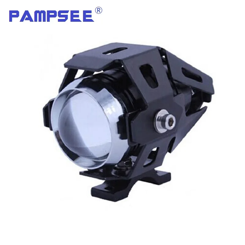 

2Pcs U5 125W motorcycle headlamps LED auxiliary lamp super bright motorcycle spotlight headlamp 3000LM Moto fog head light DRL
