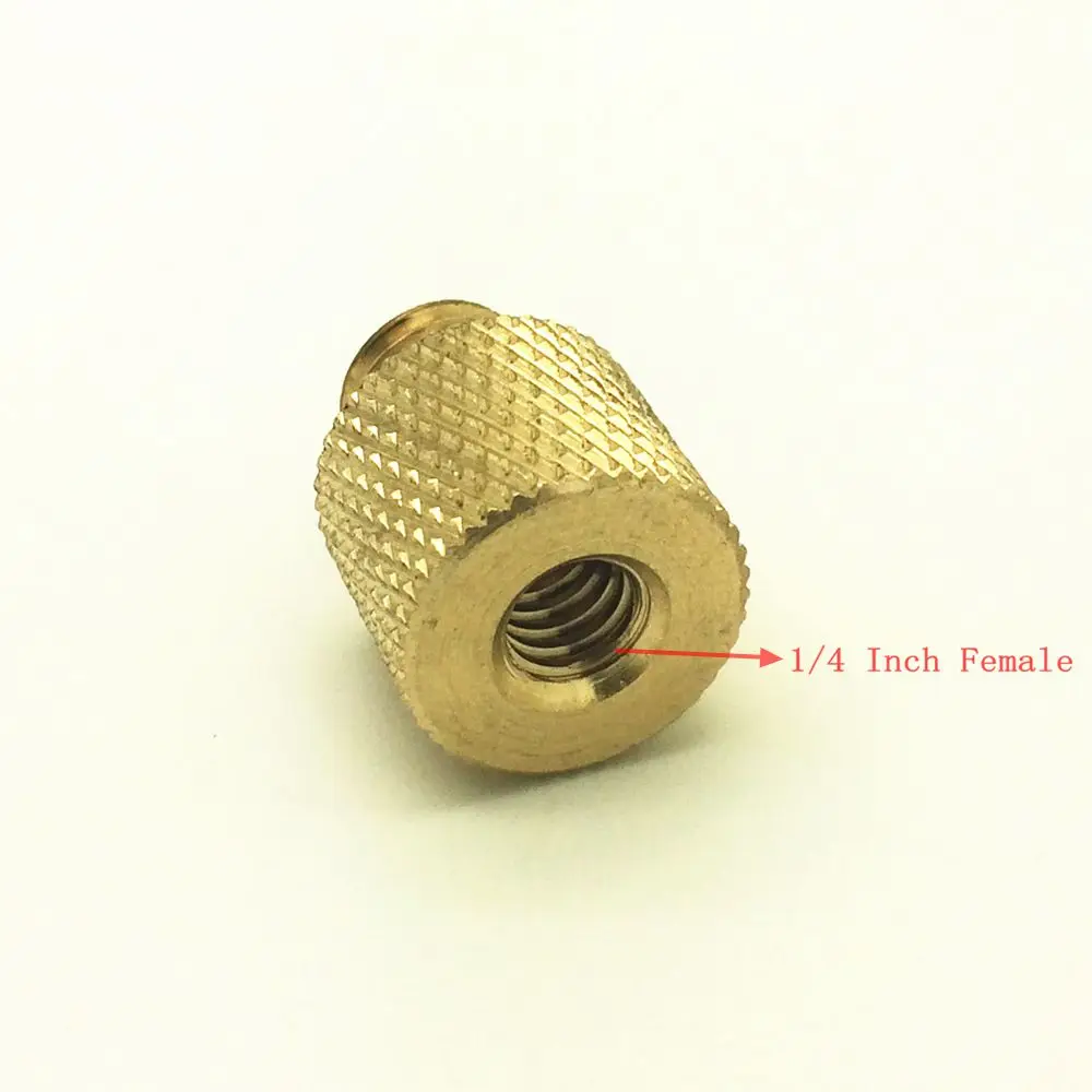 1/4 &quotЖенский до 3/8&quot штатива редуктор винт-адаптер с наружной резьбой латунь