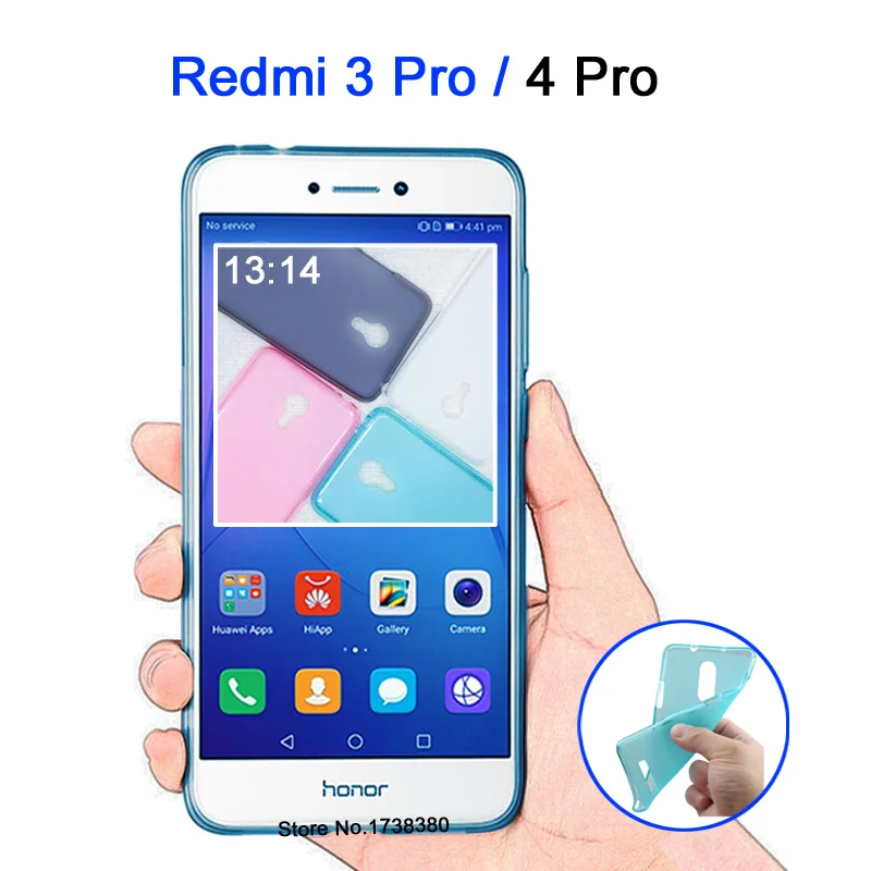 Чехол для Xiaomi Redmi 3 Pro Матовый ТПУ мягкий чехол задней панели телефона 4 (5 0 дюйма)|case