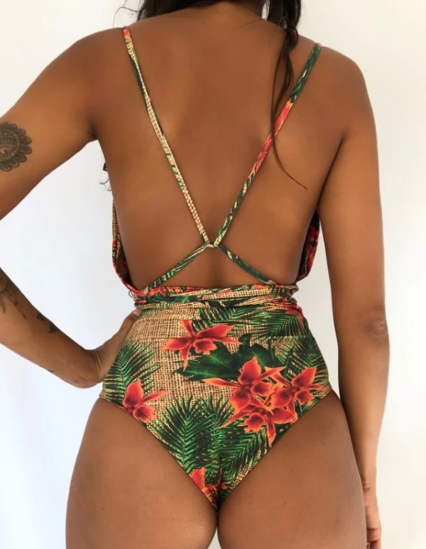 New Sexy One Piece Swimsuit Women Swimwear Push Up Monokini Bandage Bodysuit Female Beachwear Summer Bathing Suits