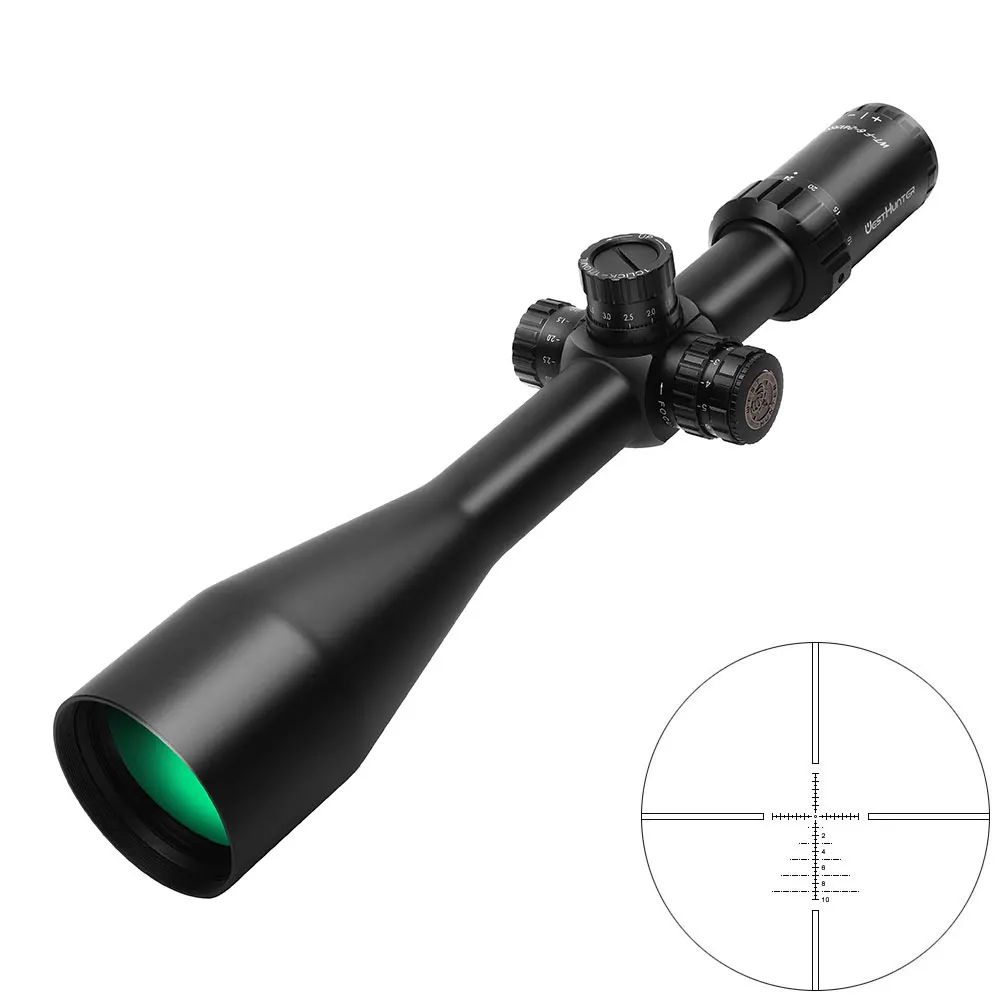 Дальность WestHunter WT-F 6-24X56SF боковая фокусировка винтовки прицелы R/G СТЕКЛО гравированное сетка охотничий оптический прицел Открытый