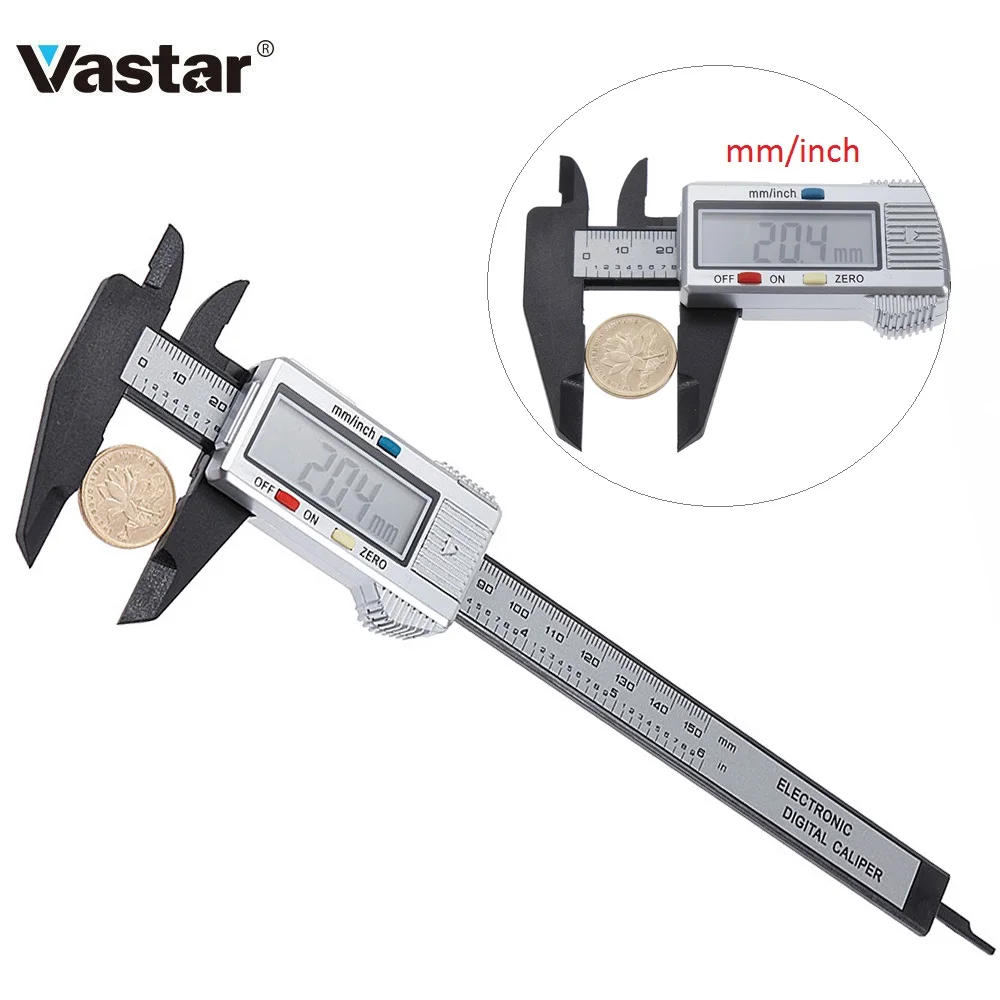 Штангенциркуль цифровой 150 мм 100 6 дюймов|digital ruler|micrometer measuring toolvernier caliper gauge micrometer |