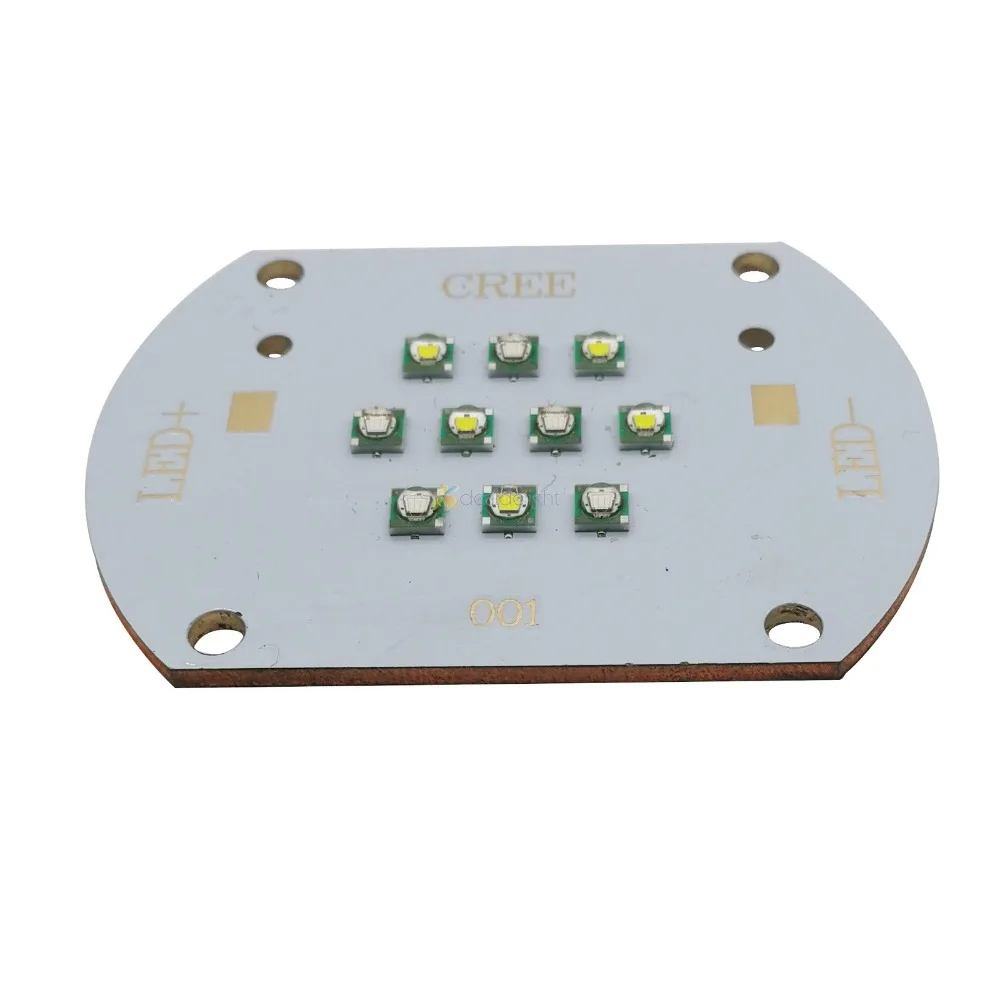 30 Вт Cree XLamp XP-E 5x синий 5x холодный белый растение высокой мощности Светодиодный светильник Медь PCB для аквариума
