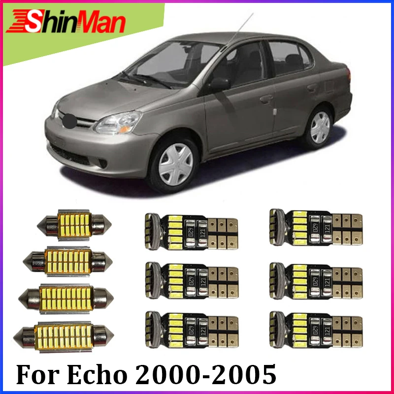 ShinMan 5x светодиодный светильник для автомобиля салона Toyota Echo 2000-2005 чтения |