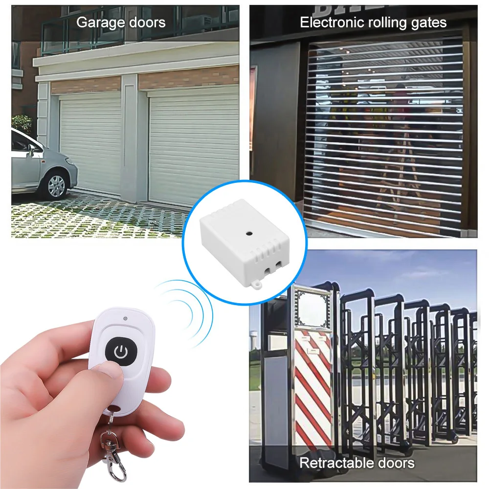 Kebidu Universal Wireless 433 MHz Remote Control Switch AC 110V 220V 1CH Relay Receiver Module For Smart Home Lighting Gate | Электроника