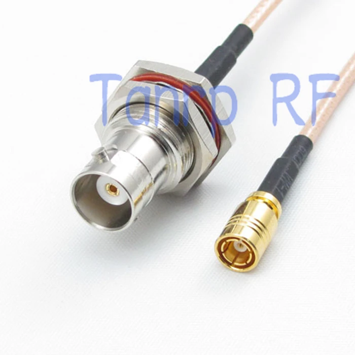 8in 8 ''BNC female с гайкой перегородки к SMB RF адаптер Коннектор 20 см отрезок