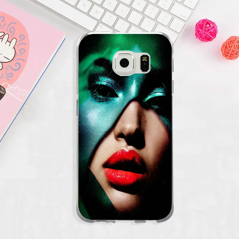 For Samsung Galaxy Note 3 4 5 8 S3 S4 S5 Mini S6 S7 S8 S9 Edge Plus On5 On7 Soft TPU Mobile Phone Case Beautiful Fashion Woman | Мобильные