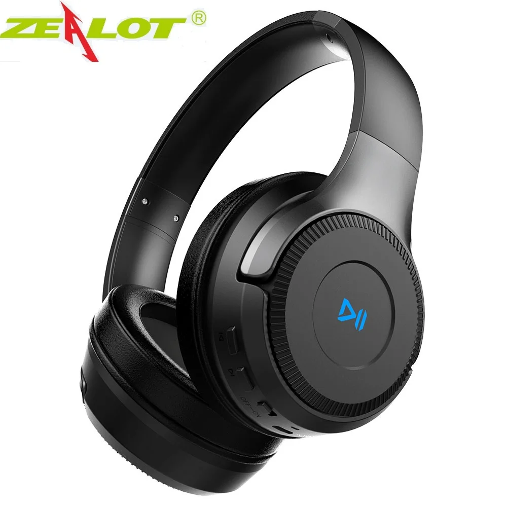 ZEALOT B26T V4.2 Bluetooth наушники стерео беспроводные складные наушники за ухо Встроенный микрофон гарнитура для компьютера, телефона