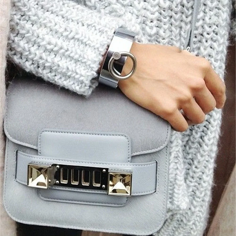 Женский широкий браслет MLING Bijoux браслеты-манжеты в стиле хип-хоп ювелирные