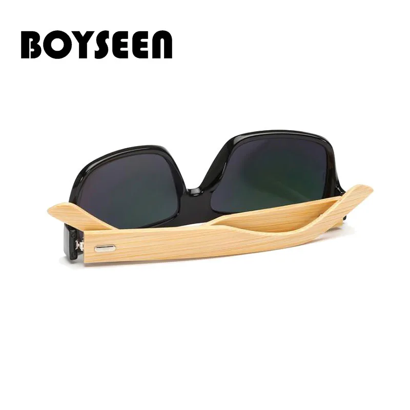BOYSEEN новые бамбуковые солнцезащитные очки для мужчин и женщин Деревянные