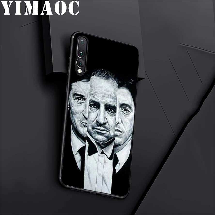 Yimaoc Крестный отец Мягкий силиконовый чехол для huawei Honor Коврики 10 P20 P10 P9 P8 P Smart Y6 6A 7A
