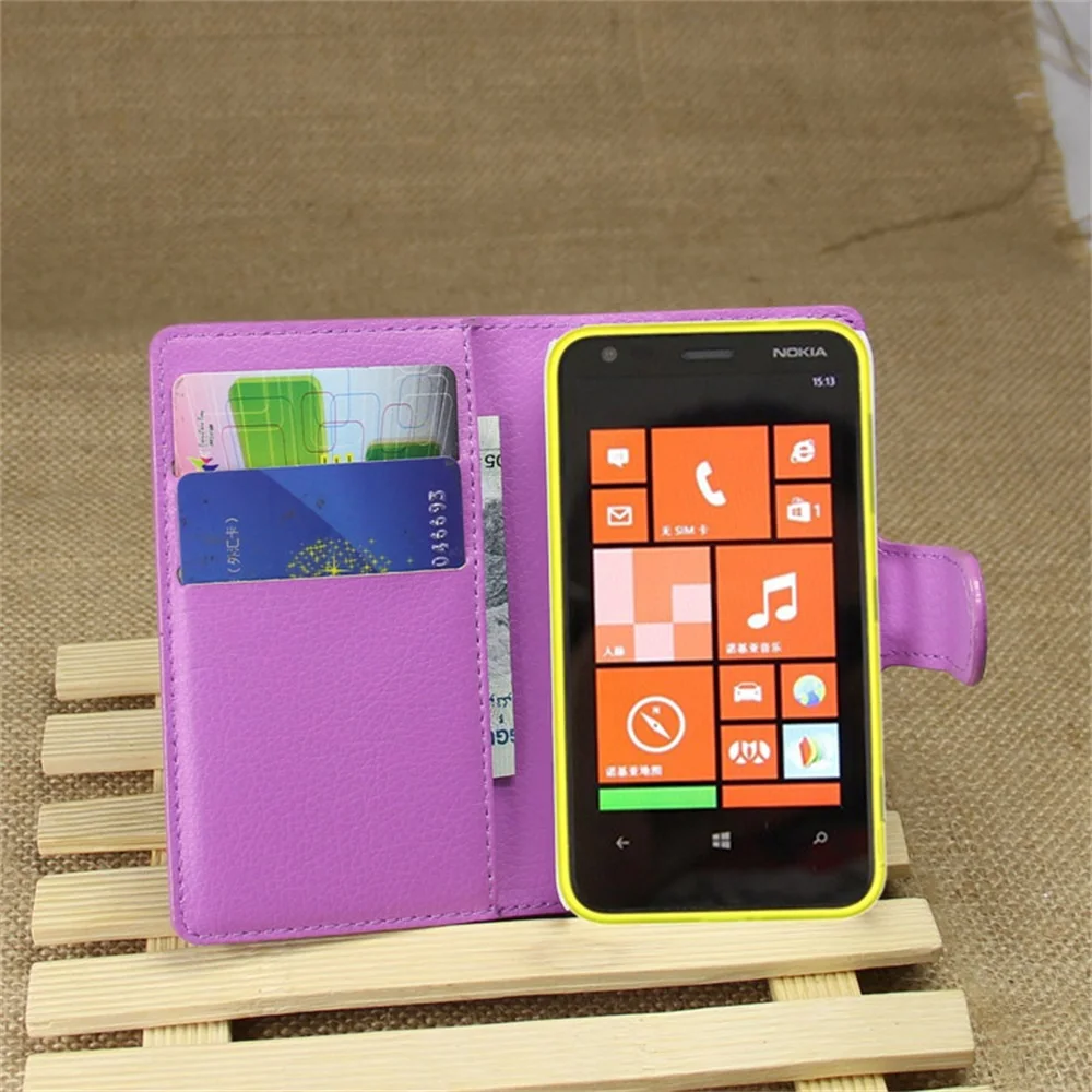 Cyboris чехол Nokia Lumia 620 флип личи кобура из искусственной кожи с отделением для карт