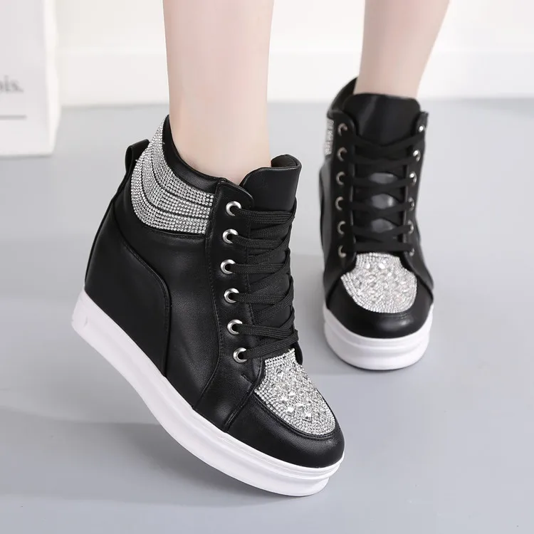 SWYIVY Chaussures Femme; белые туфли; женская обувь с высоким берцем; кроссовки; коллекция года; модная женская обувь на танкетке; женская обувь на платформе