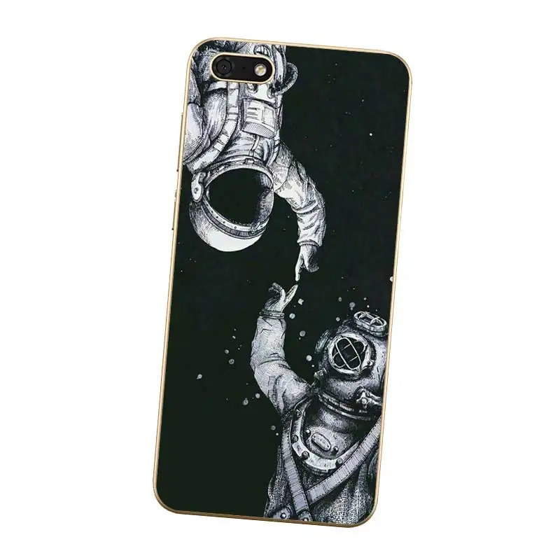 N402 пространство Звезды Мягкие TPU силиконовый чехол для Huawei NOVA 2 2i S 3 3e 3i 4 4e