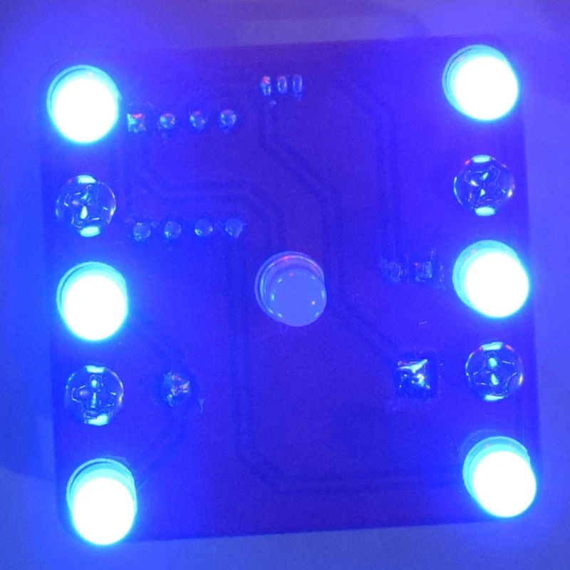 DIY качели тряски LED кости комплект с небольшой вибрацией двигателя Diy Электронные