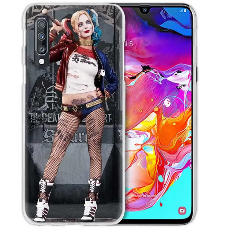"," Харли Квинн "с принтами" отряд самоубийц "," чехол для samsung Galaxy M40 A50 A80 A70 A60 A40 A30 A20e A10 J4 J6 плюс J8 жесткий чехол из ПК для телефона