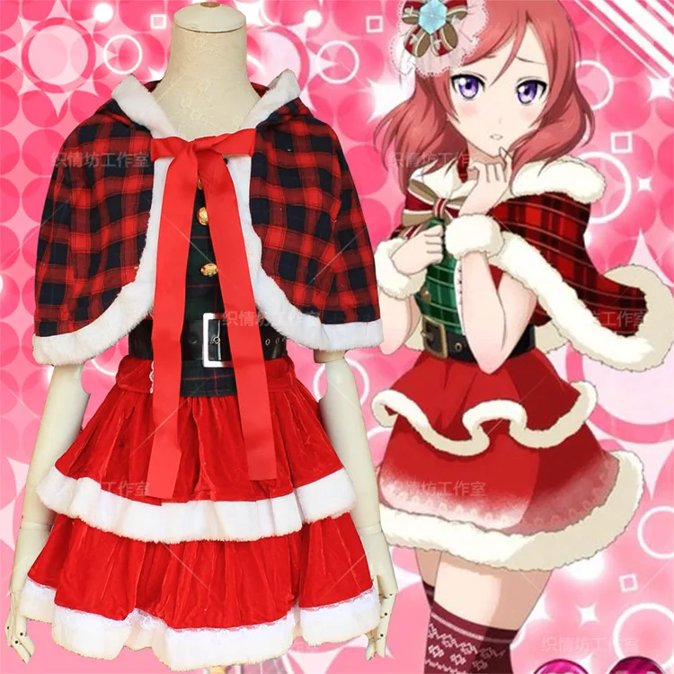 LoveLive! Рождество awaken серии все персонаж косплей костюм японского аниме любовь LIVE Униформа выходной костюм одежда