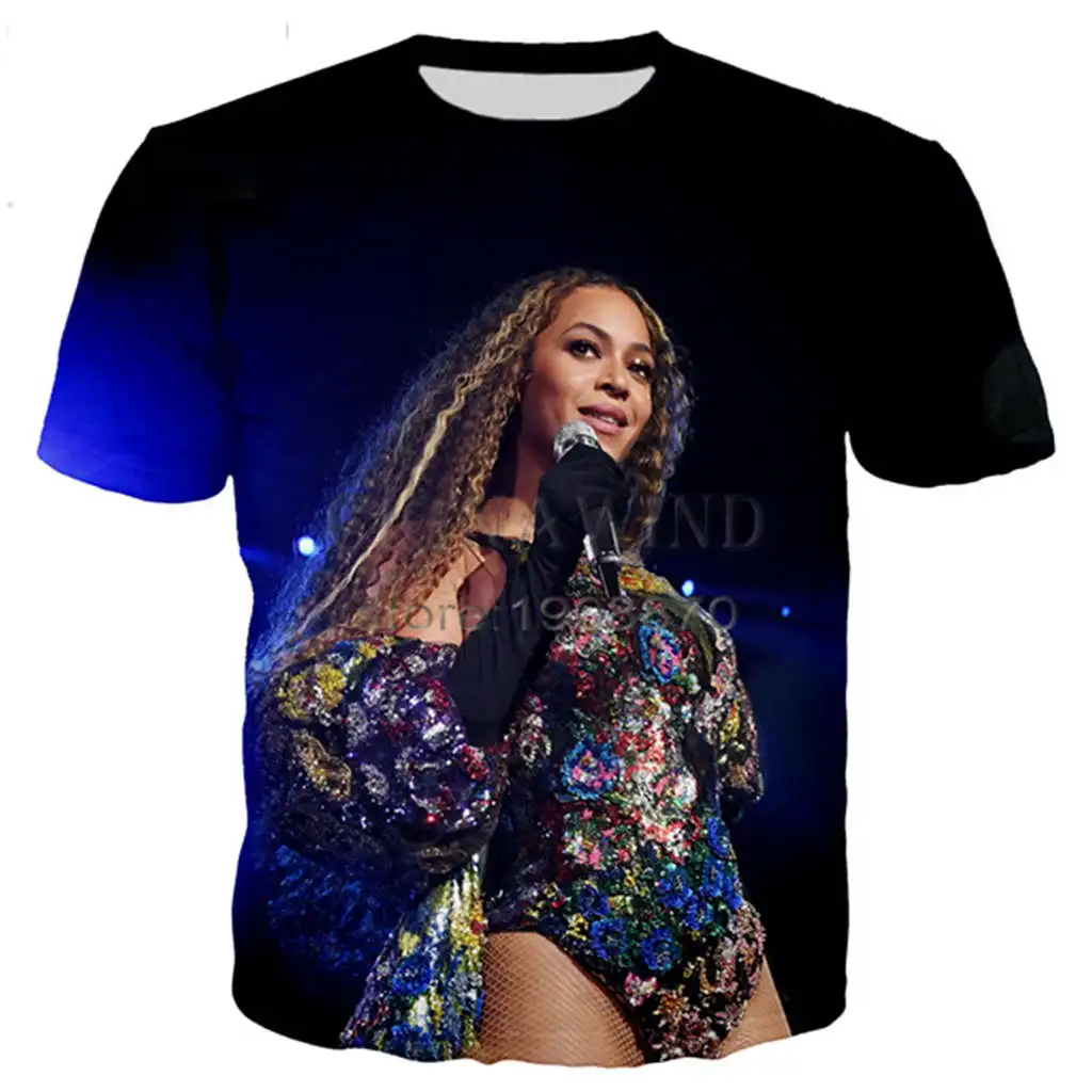 Новая модная футболка Beyonce в стиле хип хоп для мужчин и женщин с 3D принтом новые