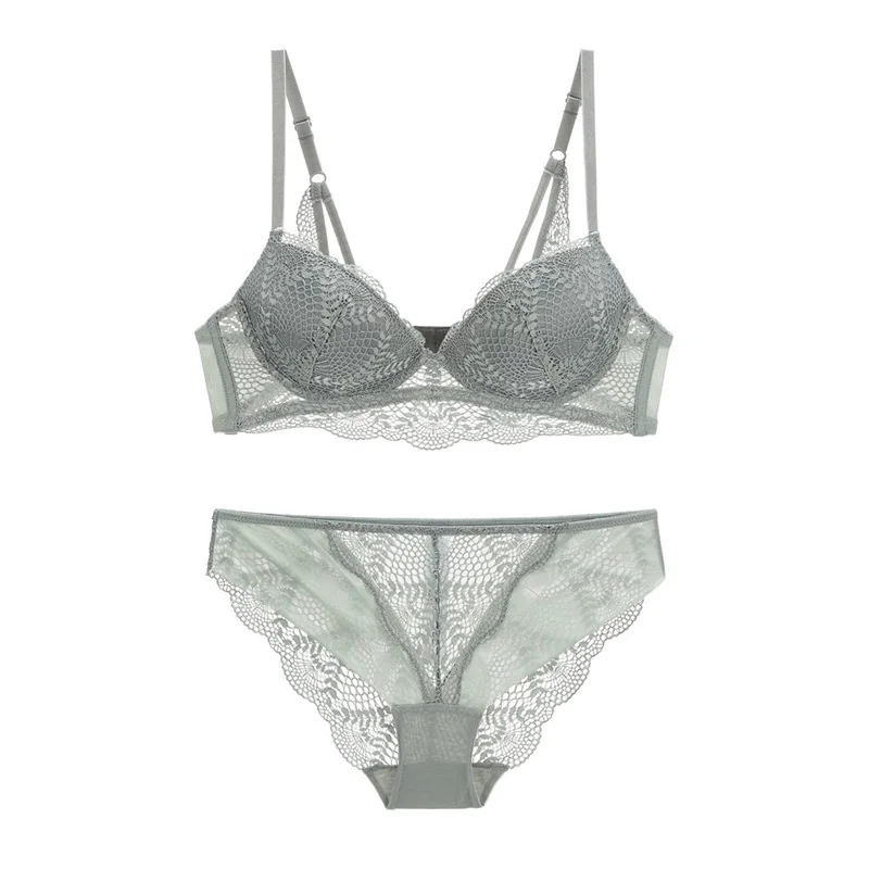 Наборы бюстгальтер + трусы сексуальное кружевное нижнее белье набор для женщин и