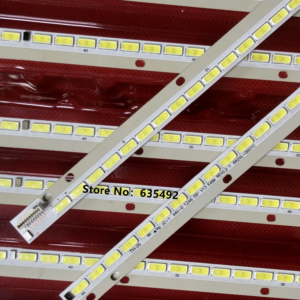 

Светодиодная лента 55E610G LC550EUN(SF F1) 6922L-0048A, LED полоска 55 дюймов, V13 Edge REV0.2, 6920L-0001C, 6916L1092A, 6922L-0079A, 6916L1535A, 84 светодиода, 695 мм, 2 шт.