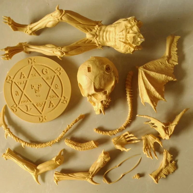 Cool DIY GK hand resin white mold AMON Demon Man Akio Shinya VER Paint Graffiti lovers' favorites | Игрушки и хобби