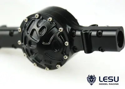 LESU металлический CNC сплав задний мост для 1/14 модель Tamiya RC трактор грузовик часть
