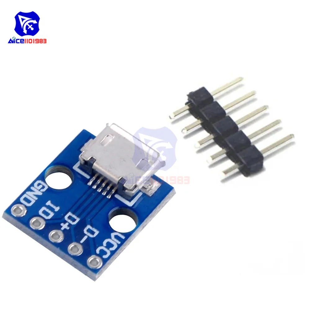 Diymore 10 шт./лот Micro USB секционная Питание модуль питания платы адаптера|module micro usb|usb