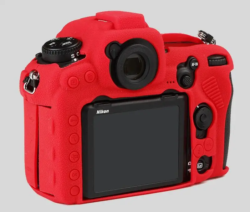 D500 силиконовый легкий чехол для камеры Nikon красный/желтый/черный/зеленый цвет |