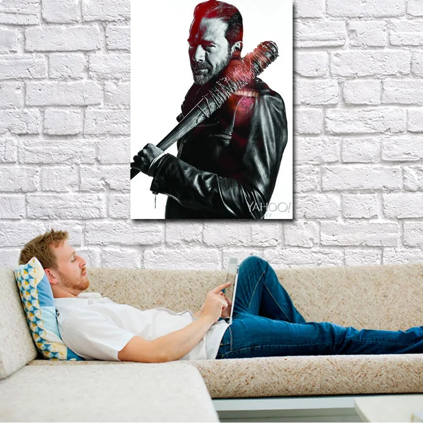 The Walking Dead Rise Up сезон 7 ТВ Шелковый плакат 13x18 20x27 дюймов картина Negan-4