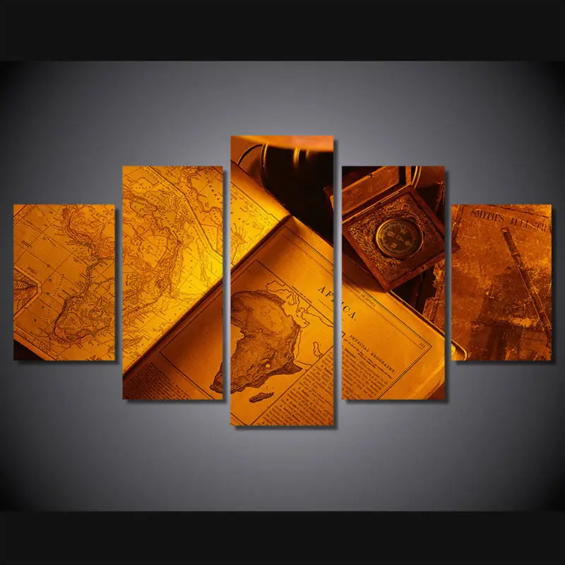 

HD Print 5 Pcs canvas art abstract painting modern home decor wall art picture living room decor print Painting on canvas