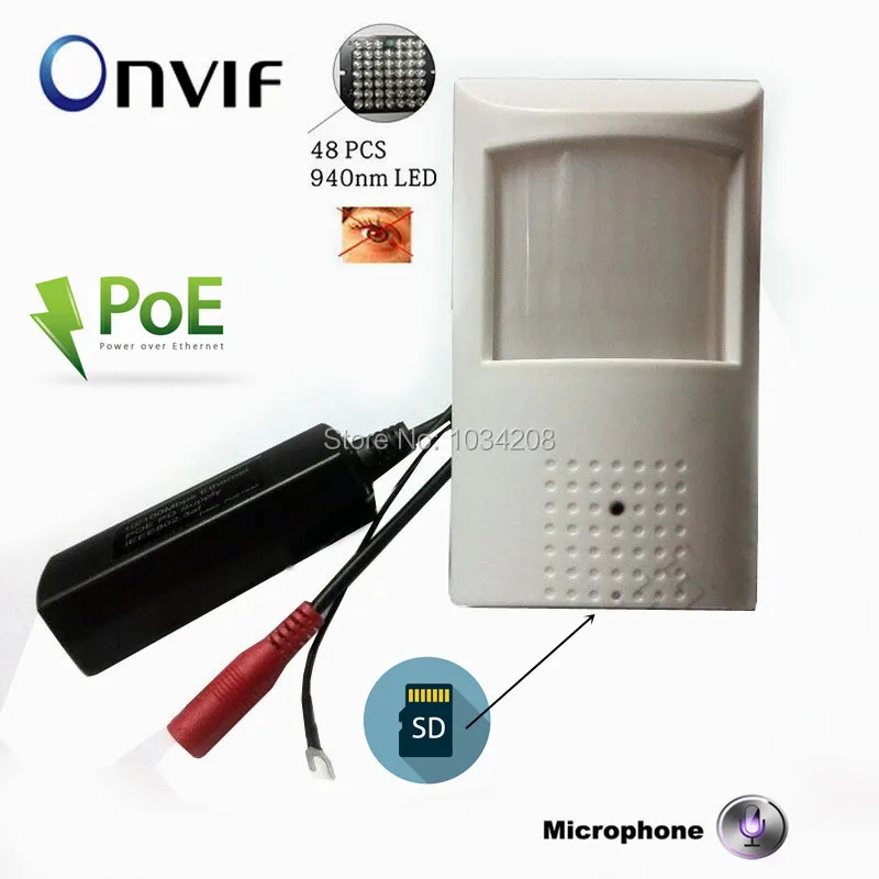IP камера видеонаблюдения с ИК подсветкой 960 нм P|ip camera poe|camera audiocctv security |
