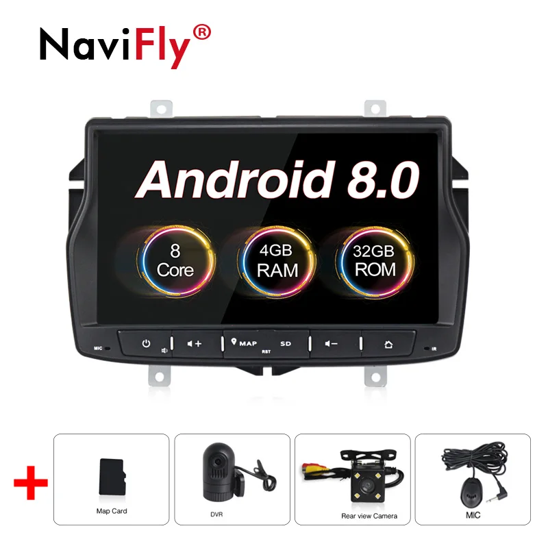 Бесплатная доставка в Россию Автомобильный gps navi для Lada Vesta с Android8.0 Восьмиядерный